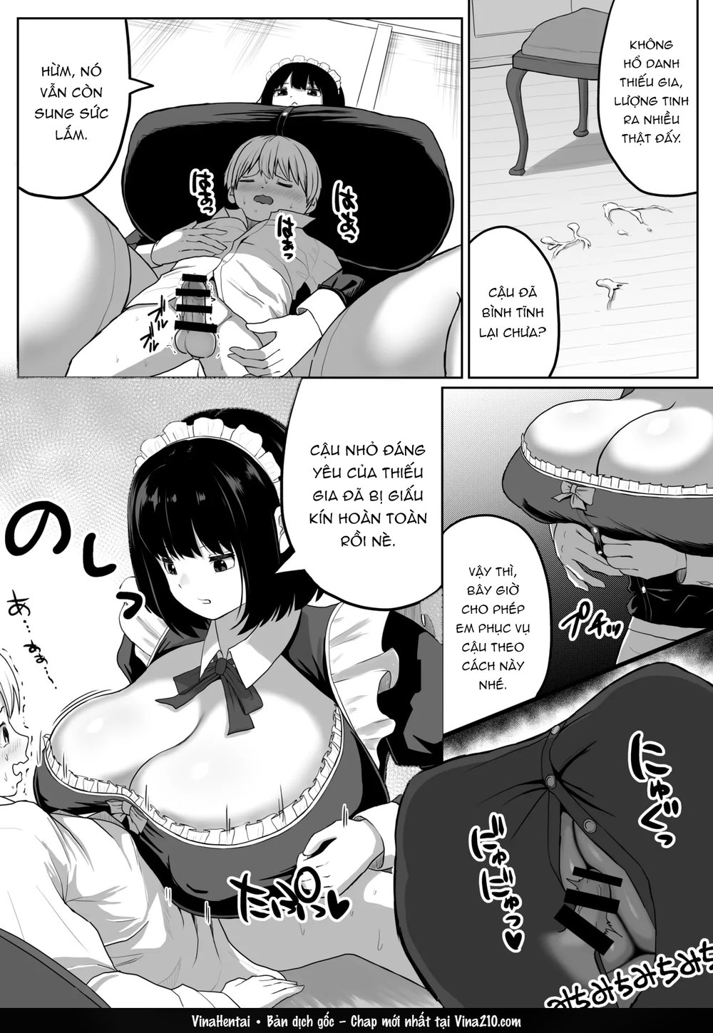 Đang Lọ Thì Bị Hầu Gái Ngực Bự Phát Hiện Và Cái... - Oneshot - 9