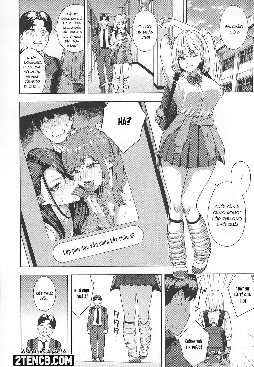Lập dàn harem với ba chị em gyaru đanh đá - Chap 3 - 42