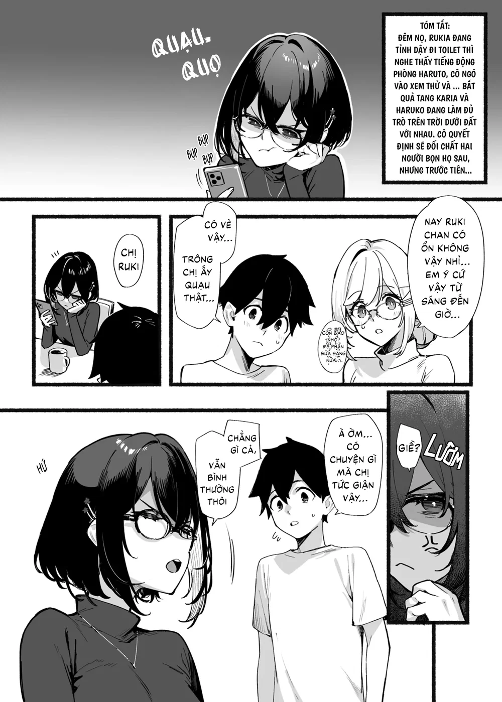 Sister Contrast: Cuộc sống ái ân với những ngườ... - Chap 5 - 3
