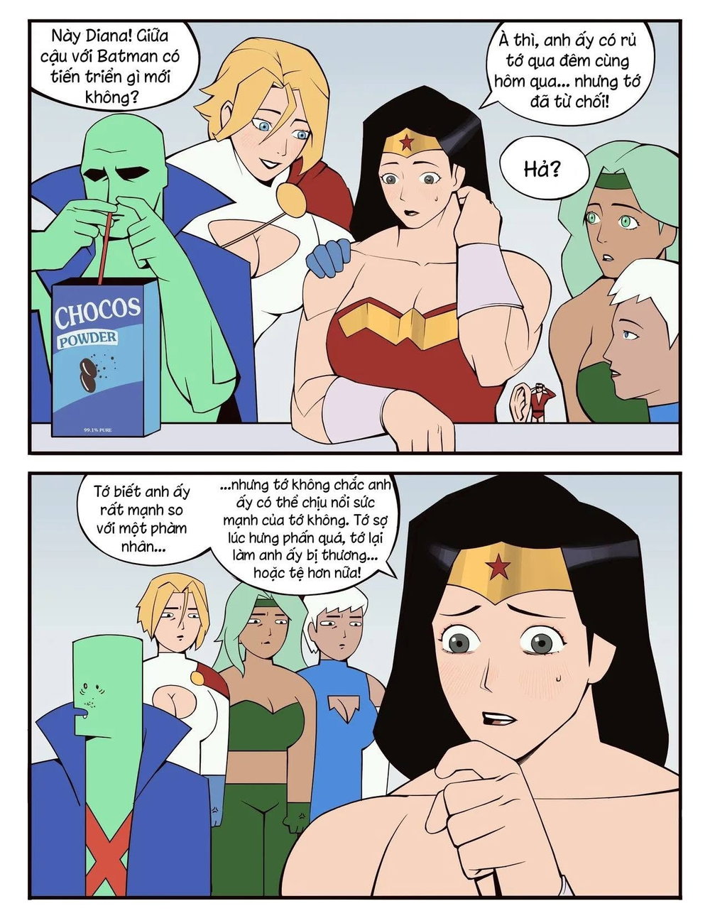 Justice league - 2chuyen Tinh Yeu Giua Anh Doi Va Chi Dep Phan 2 - 3