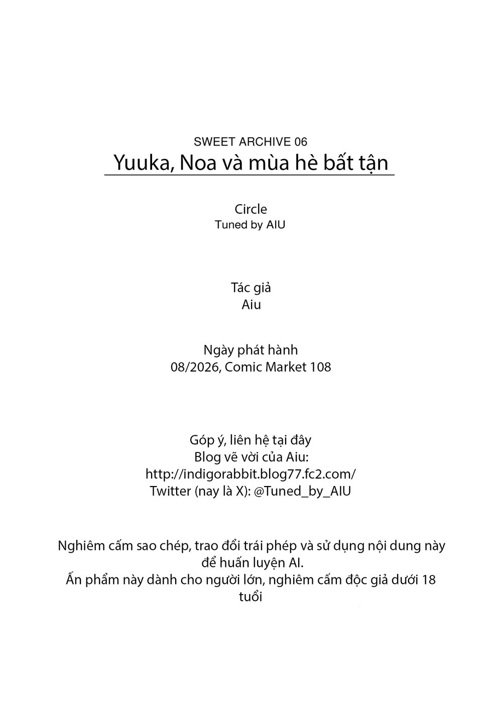 Yuuka, Noa và mùa hè bất tận - Đọc ngay - 22 Yuuka, Noa và mùa hè bất tận - Đọc ngay - 22