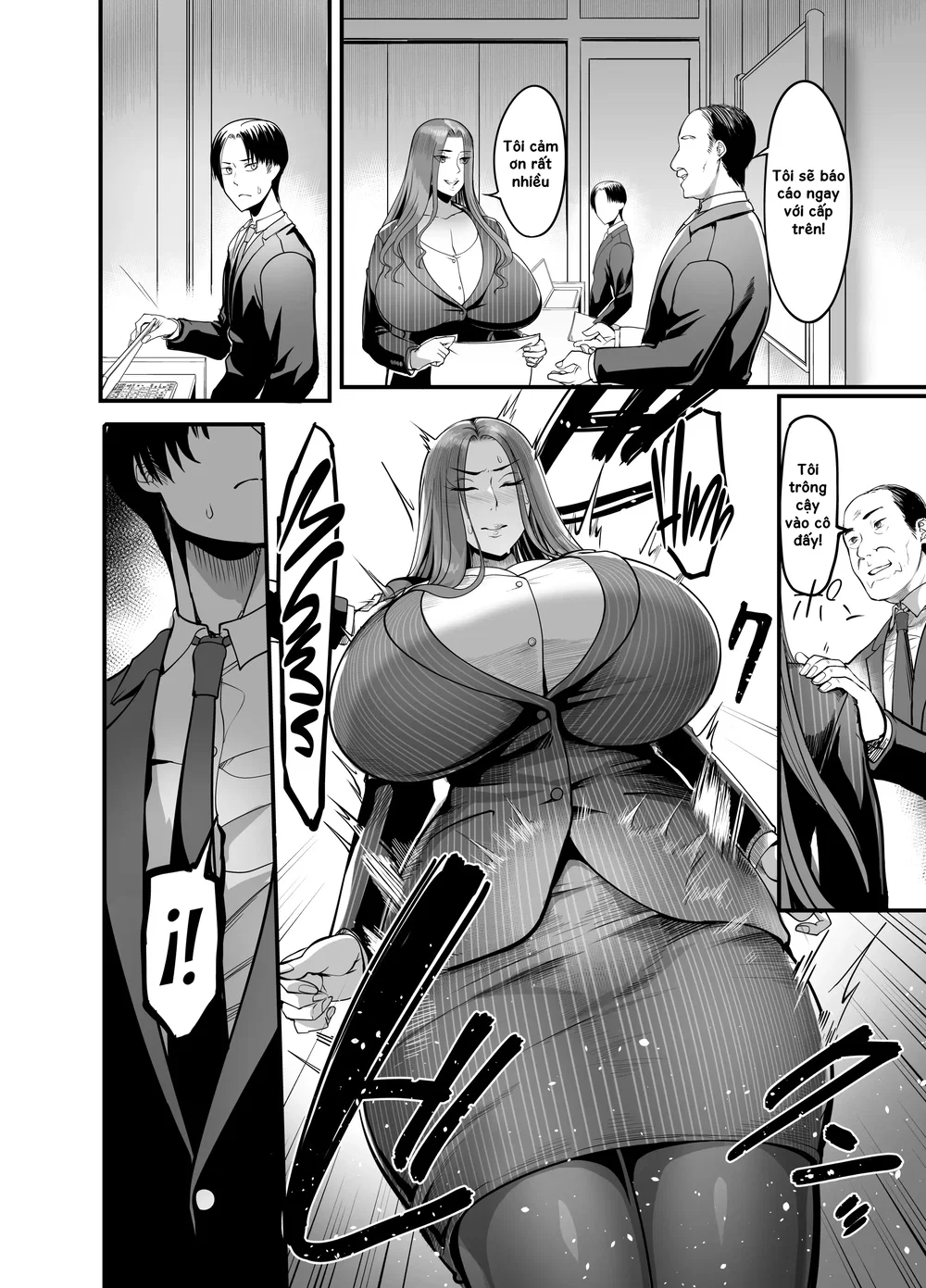 Sawatta dake de Iku Onna Shokuba no Babaa Senpai - Chap 4 - 2