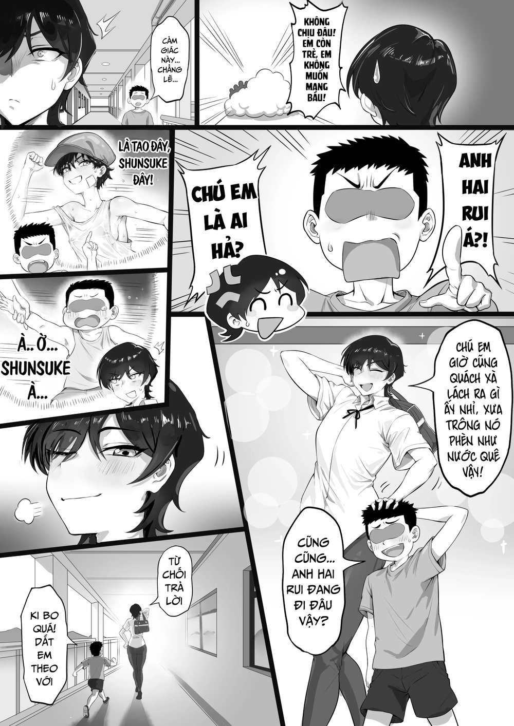 Người duy nhất xung mãn giữa chốn đảo đàn ông l... - Chap 3 - 4 Người duy nhất xung mãn giữa chốn đảo đàn ông l... - Chap 3 - 4
