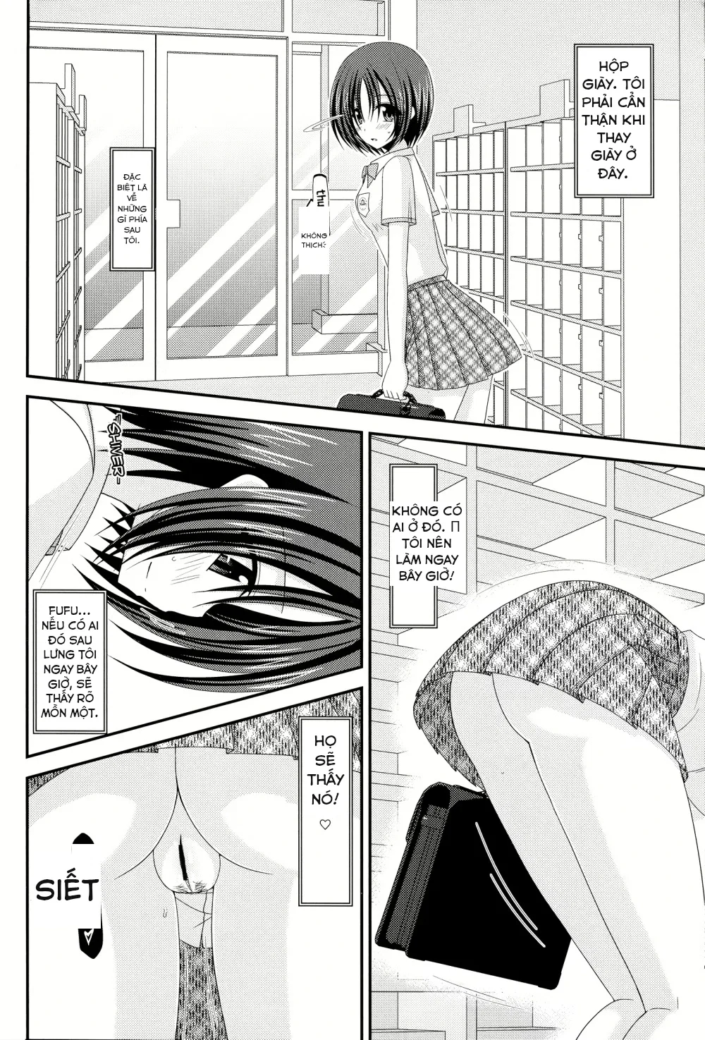 Nhật Ký Thiếu Nữ Khỏa Thân [Roshutsu Shoujo Nik... - chap 5 - 10