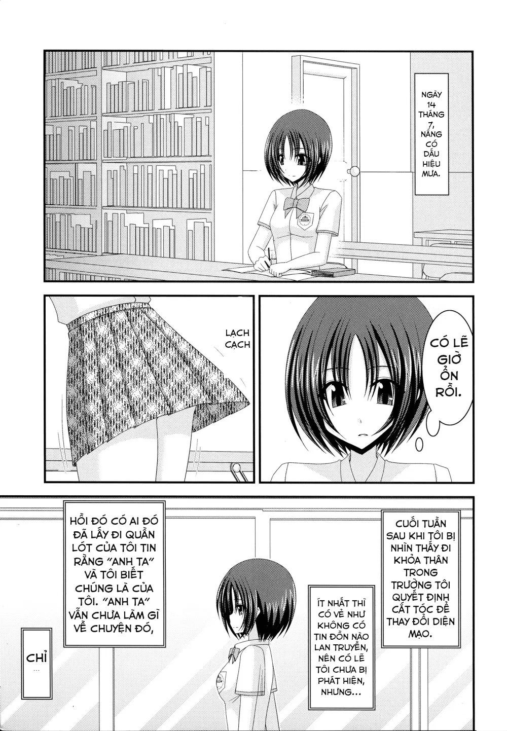 Nhật Ký Thiếu Nữ Khỏa Thân [Roshutsu Shoujo Nik... - chap 5 - 5