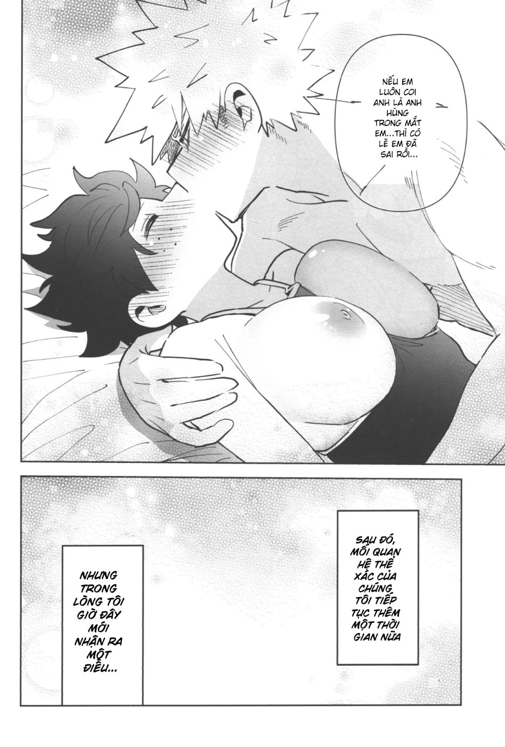 Gia trưởng mới lo được cho em!(Bakugo x deku) - Chap 2 - 18