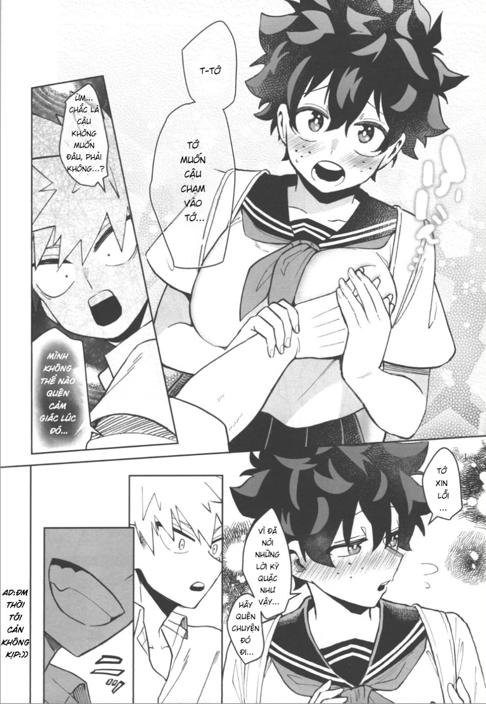 Gia trưởng mới lo được cho em!(Bakugo x deku) - Chap 2 - 2