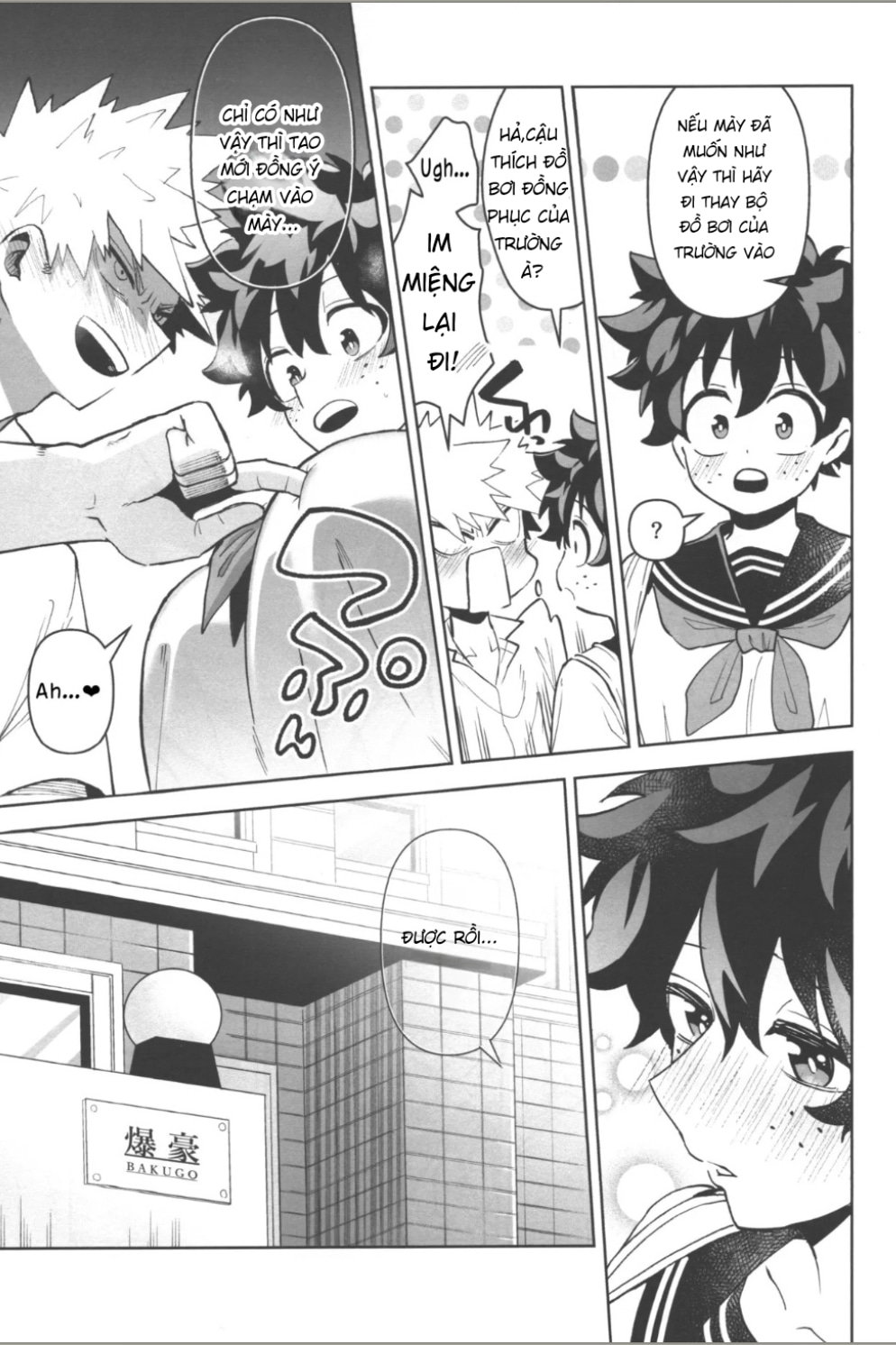 Gia trưởng mới lo được cho em!(Bakugo x deku) - Chap 2 - 3
