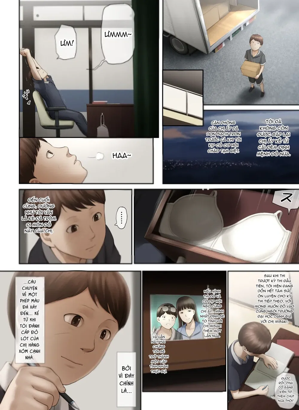 Tôi trộm đồ lót của chị hàng xóm - Chap 3 - 18