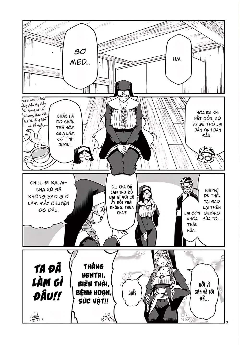 Các Nữ Sơ Bất Khiết Không Chịu Sám Hối - Chap 4 - 3