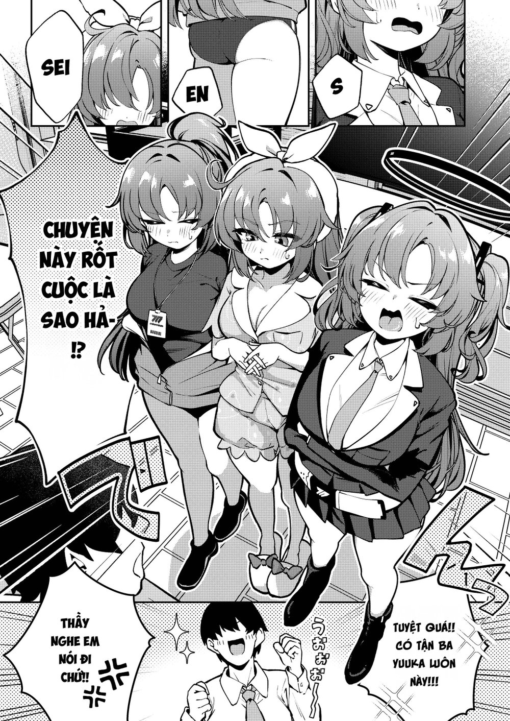 Triple Yuuka- Cuộc tình tập thể ân ái quấn quýt - Đọc oneshot - 2 Triple Yuuka- Cuộc tình tập thể ân ái quấn quýt - Đọc oneshot - 2