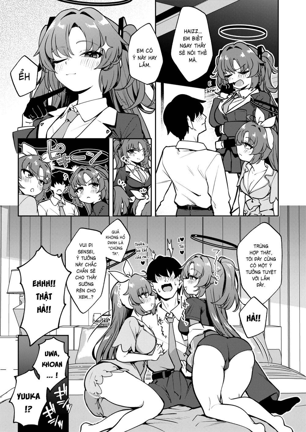 Triple Yuuka- Cuộc tình tập thể ân ái quấn quýt - Đọc oneshot - 6 Triple Yuuka- Cuộc tình tập thể ân ái quấn quýt - Đọc oneshot - 6