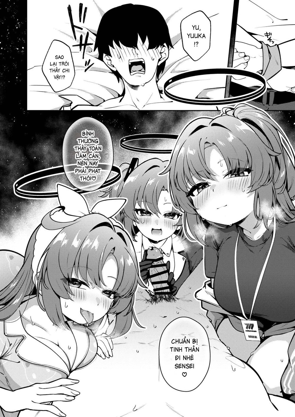 Triple Yuuka- Cuộc tình tập thể ân ái quấn quýt - Đọc oneshot - 7 Triple Yuuka- Cuộc tình tập thể ân ái quấn quýt - Đọc oneshot - 7