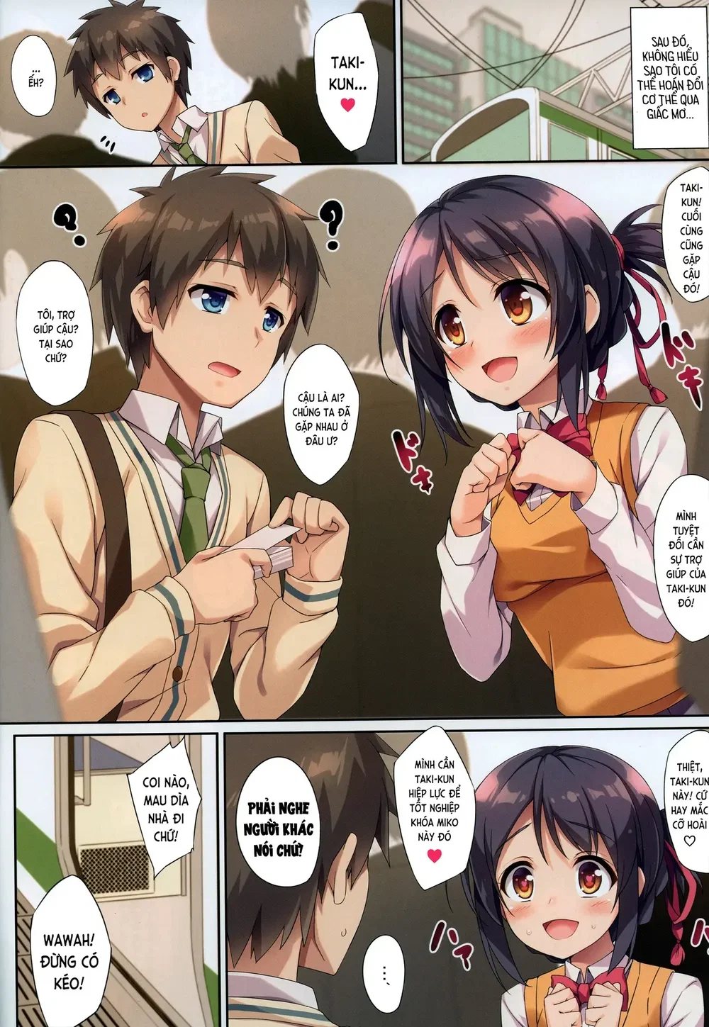 Tốt Nghiệp Cùng Với Cậu. (Kimi no Na wa.) [Kimi... - Đọc oneshot - 5 Tốt Nghiệp Cùng Với Cậu. (Kimi no Na wa.) [Kimi... - Đọc oneshot - 5