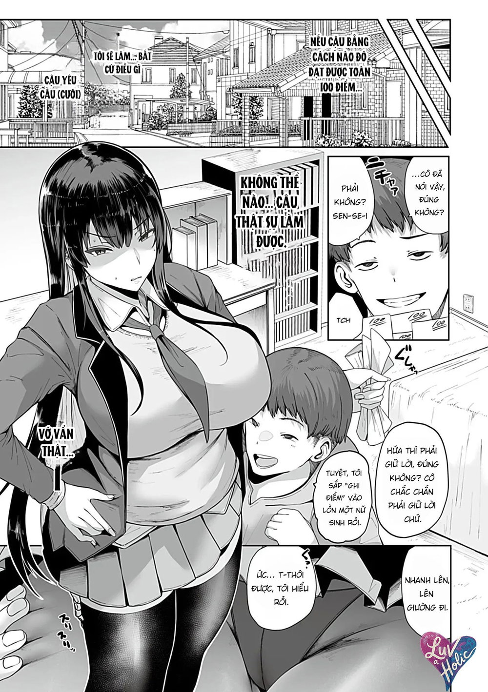Đạt 100 Điểm, Dâng Lồn Cho Đụ - Đọc oneshot - 5