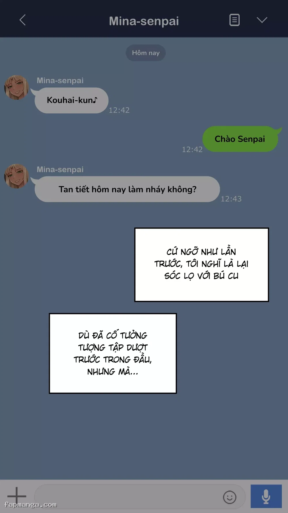 [NT00] Đầu óc cô ấy không bình thường - side story : Mina-senpai 2 - 1