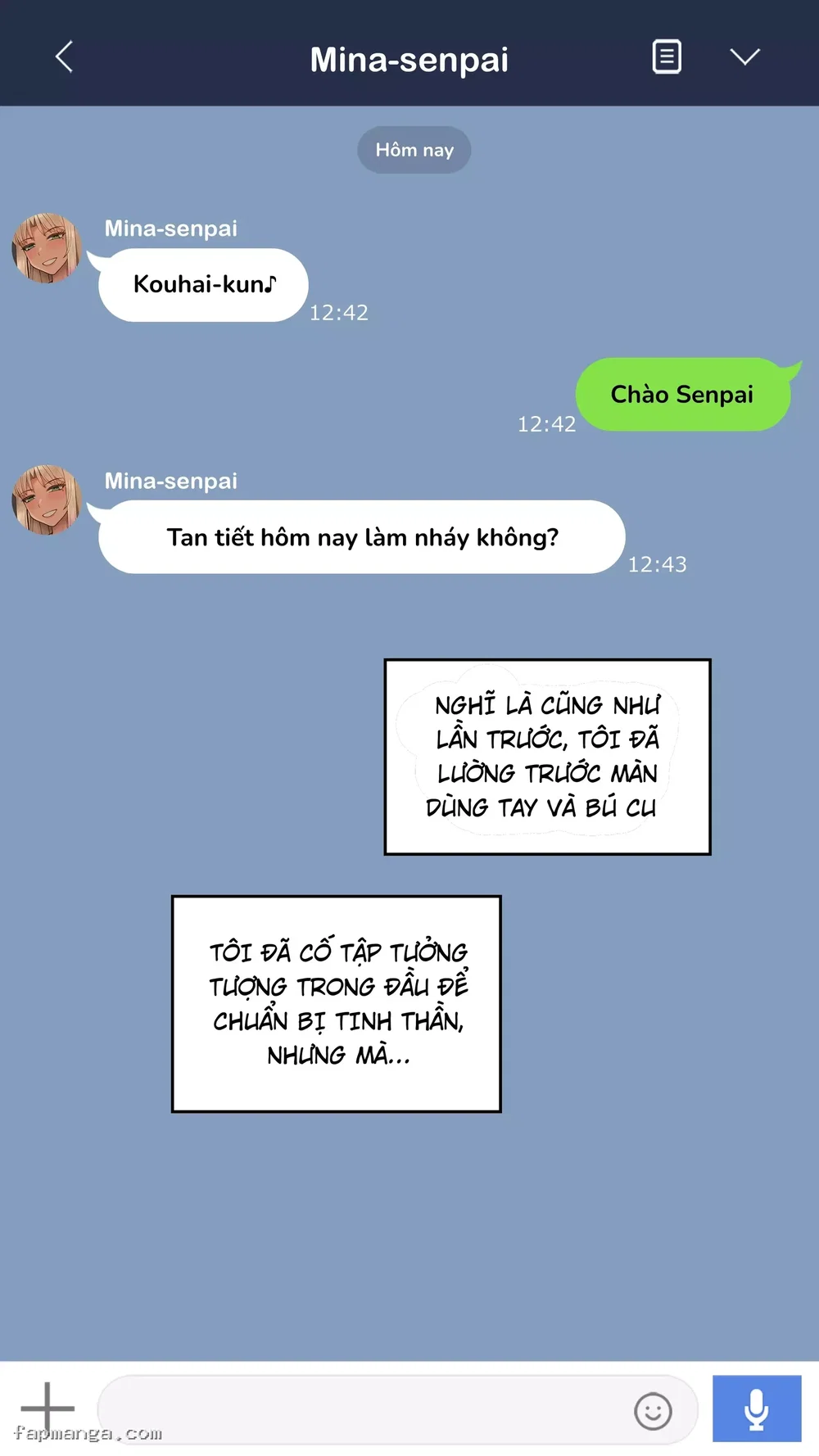 [NT00] Đầu óc cô ấy không bình thường - side story : Mina-senpai 2 - 2