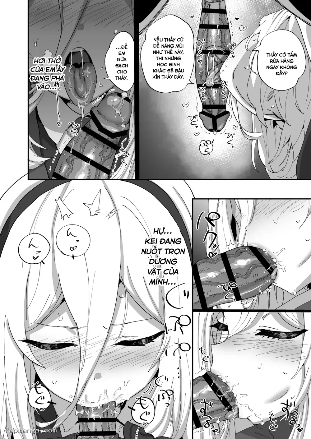 Để em giải tỏa ham muốn cho thầy - Đâm sưng bụng học sinh - 10