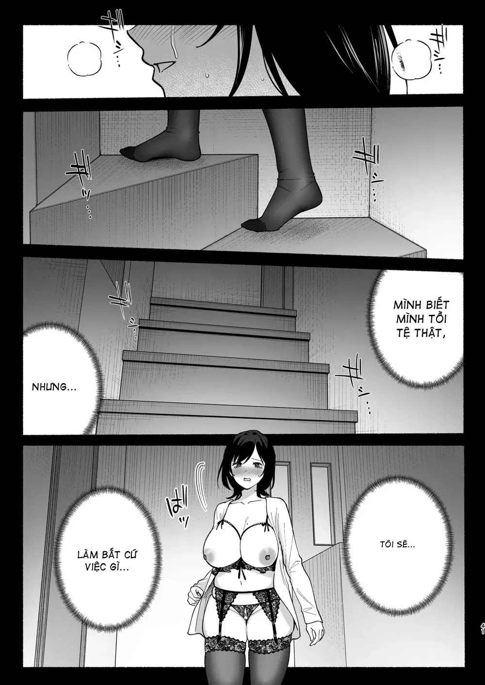 Full series Mesu no Ie I --> III ~Oyako wa Mida... - Chương 0 - Mesunoyado ~Tsuma wa Midare Kegasareru ( Gặp em chồng ở suối nước nóng ) - 40