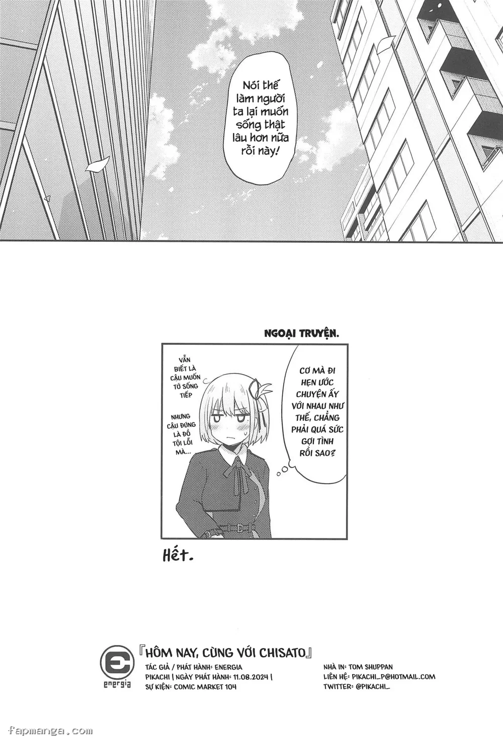 Hôm nay, cùng với Chisato - Đêm nay, lần đầu tiên của tôi với em - OneShot - 32
