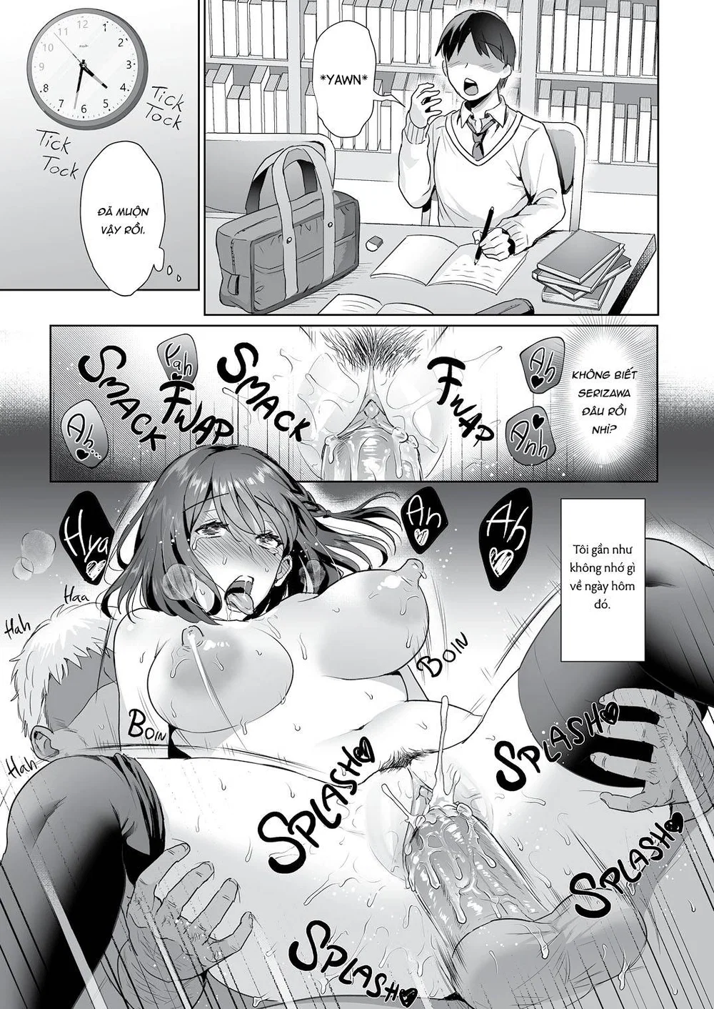 Full series Toshoshitsu no Kanojo ( uncen ) - Chap gộp tổng hợp lại ( Cho anh em nào không thích lướt từng chap ) - 23