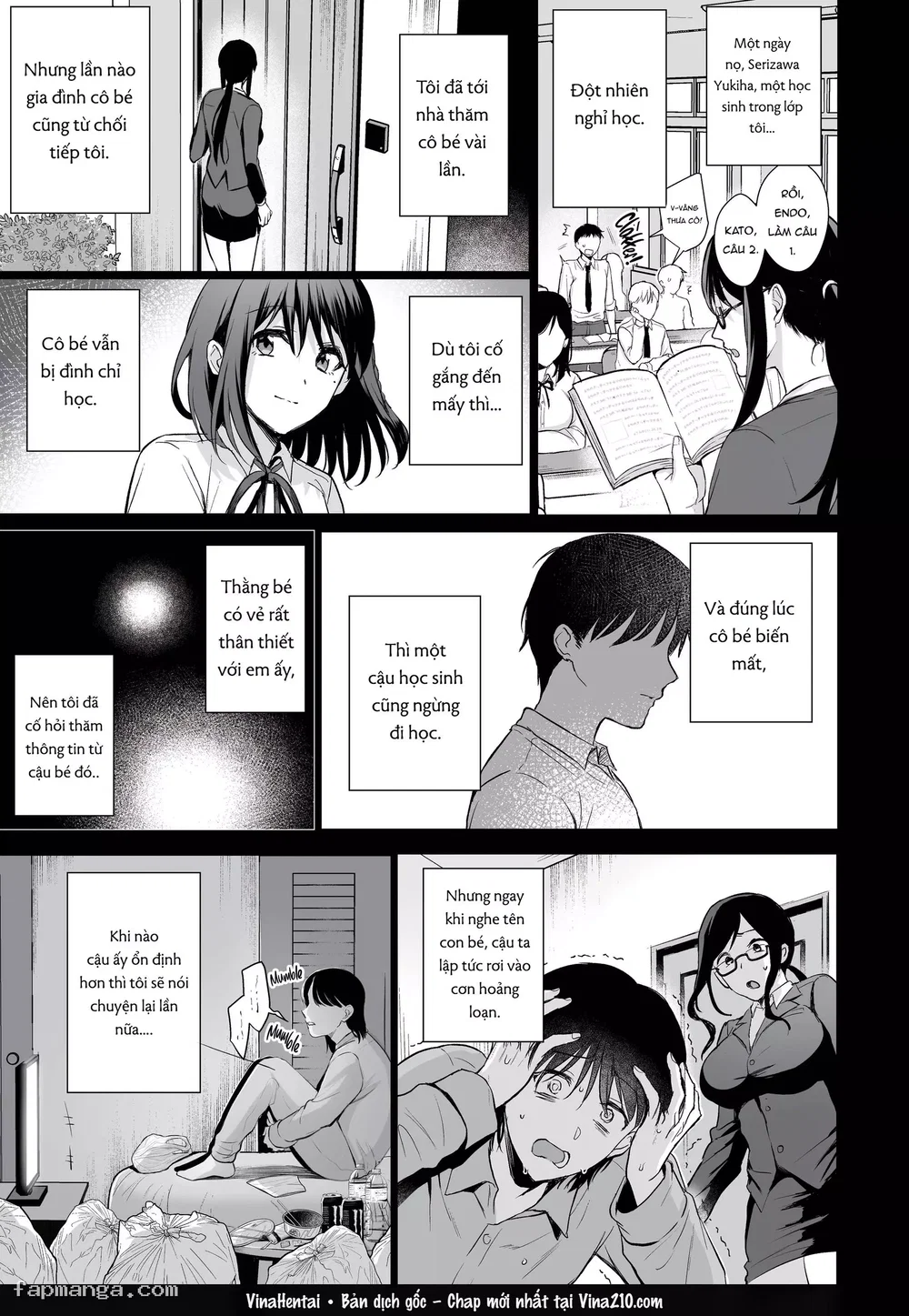 Toshoshitsu no Kanojo - Chap gộp tổng hợp lại ( Cho anh em nào không thích lướt từng chap ) - 130