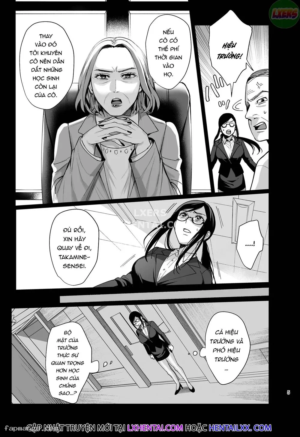 Toshoshitsu no Kanojo - Chap 5 ~Onna Kyoushi ga Ochiru made - 10