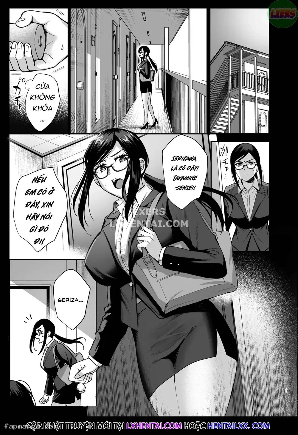Toshoshitsu no Kanojo - Chap 5 ~Onna Kyoushi ga Ochiru made - 14