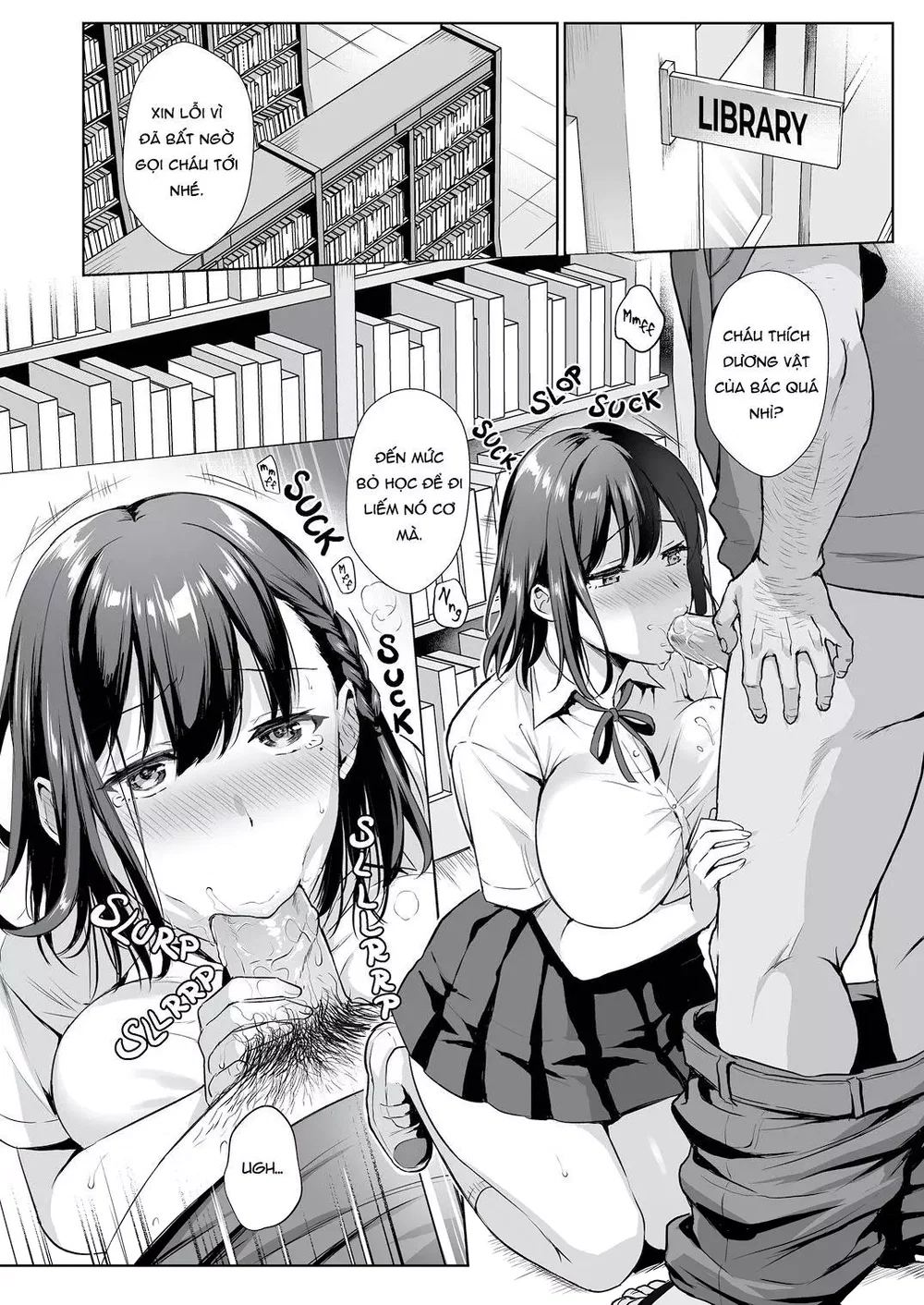 Full series Toshoshitsu no Kanojo ( Uncen + Bon... - Chap 2 - 4