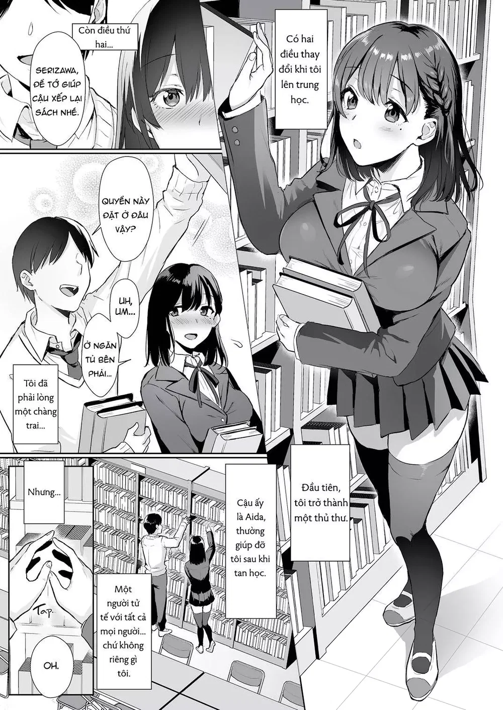 Full series Toshoshitsu no Kanojo ( Uncen + Bon... - Chap 1 - 2 Full series Toshoshitsu no Kanojo ( Uncen + Bon... - Chap 1 - 2
