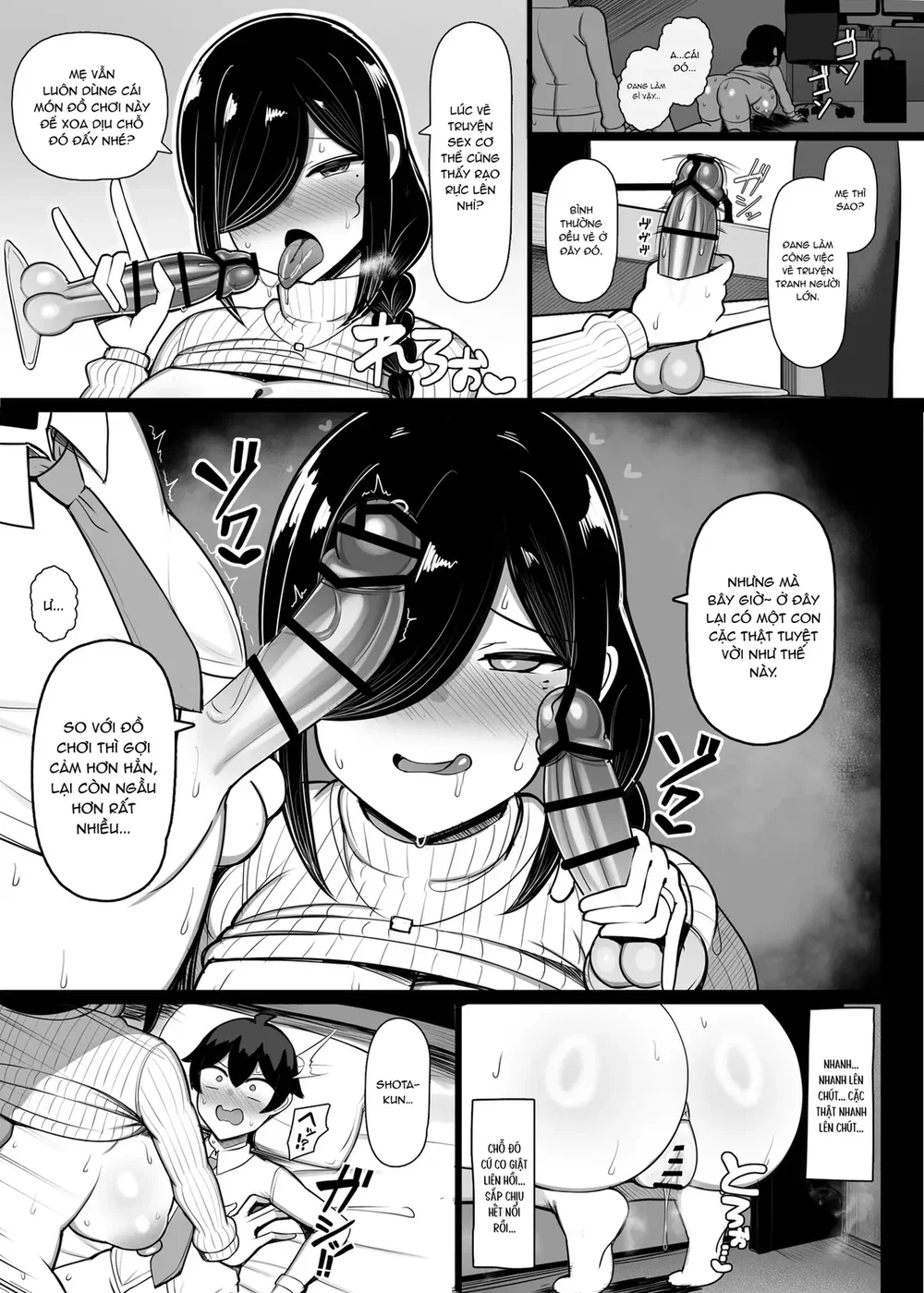Bà mẹ hàng xóm là tác giả truyện doujin - Đọc ngay - 19
