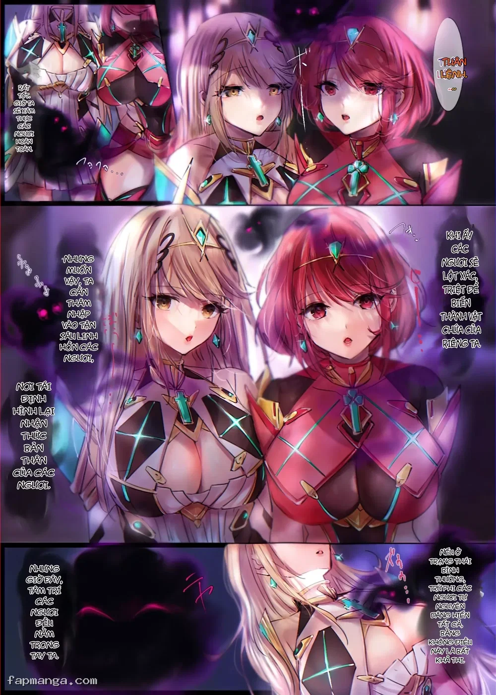 Xenoblade 2: Chiếm đoạt Mythra & Pyra - Full Color - 3