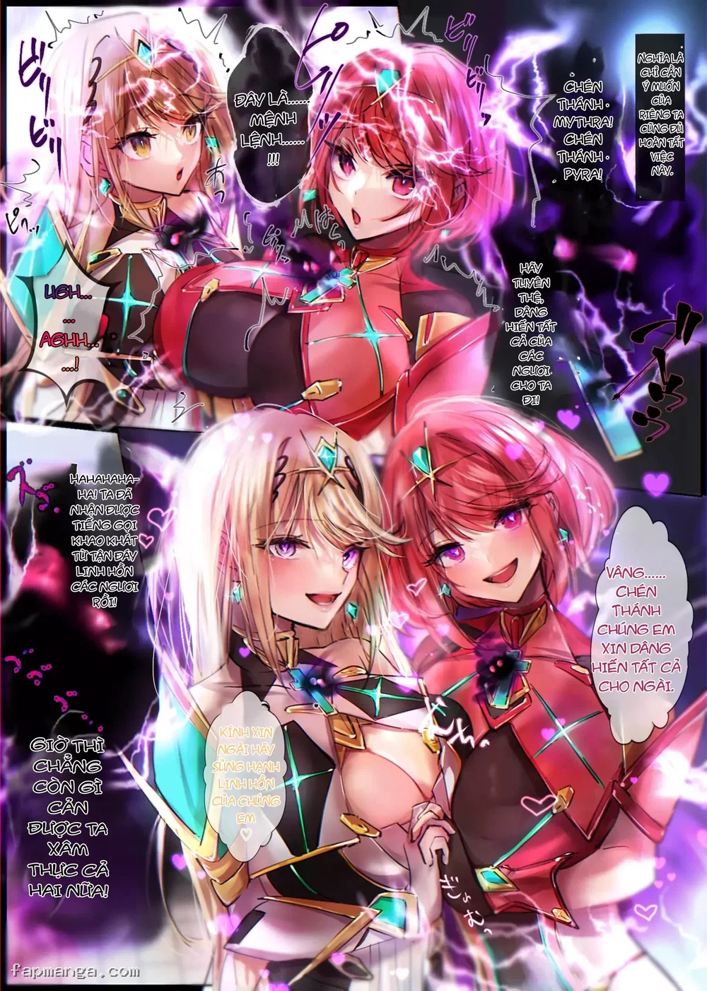 Xenoblade 2: Chiếm đoạt Mythra & Pyra - Full Color - 4