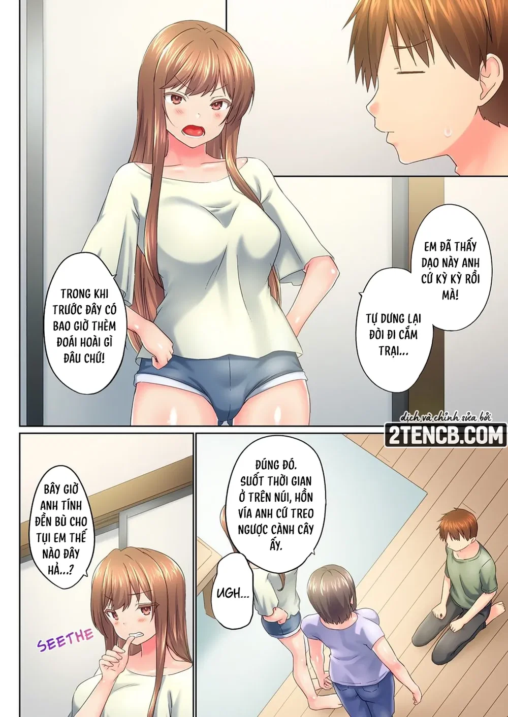 Sự cố trong bồn tắm: Cặc anh trai trượt vào tro... - Chap 32 - 2