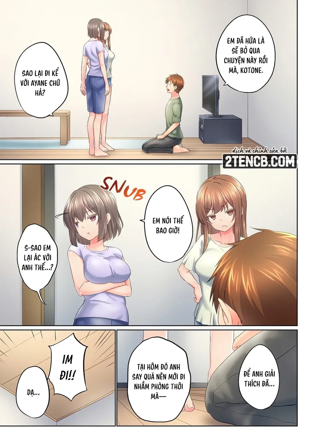 Sự cố trong bồn tắm: Cặc anh trai trượt vào tro... - Chap 32 - 3