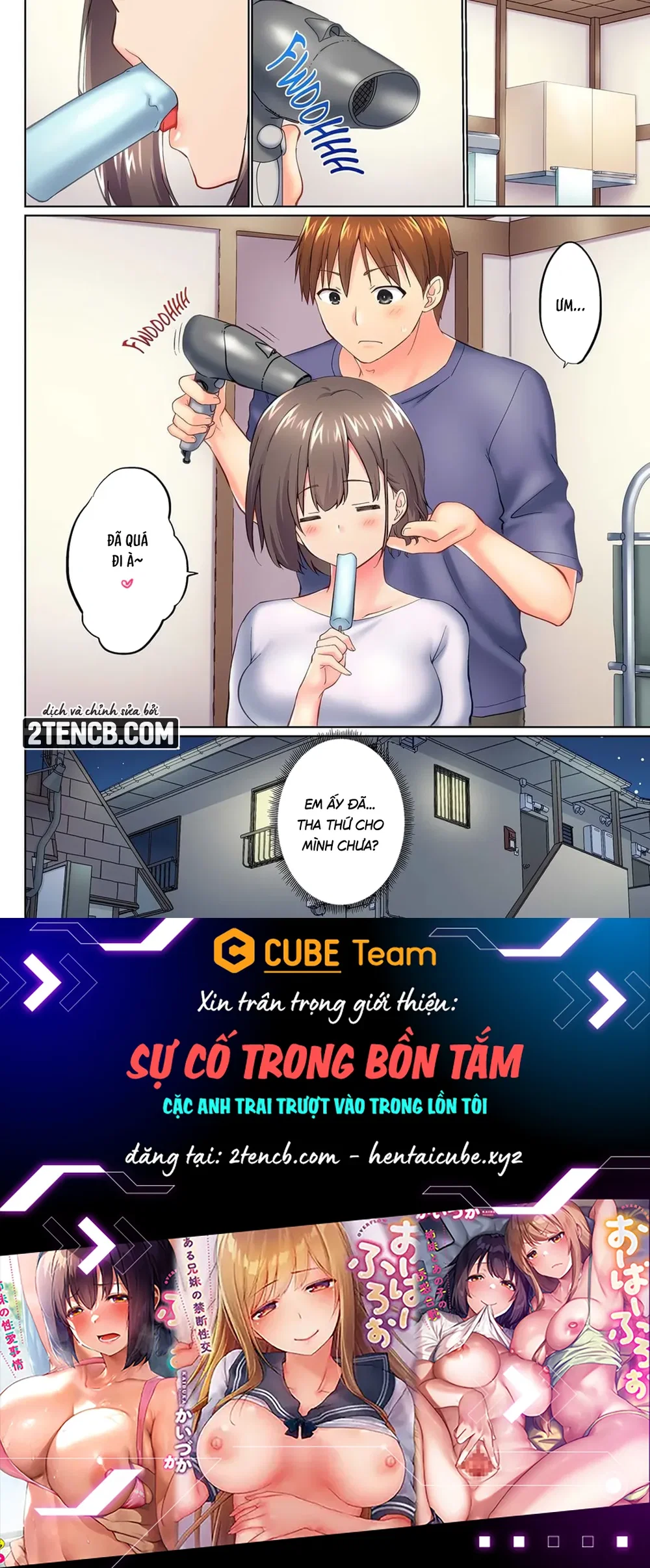 Sự cố trong bồn tắm: Cặc anh trai trượt vào tro... - Chap 31 - 24