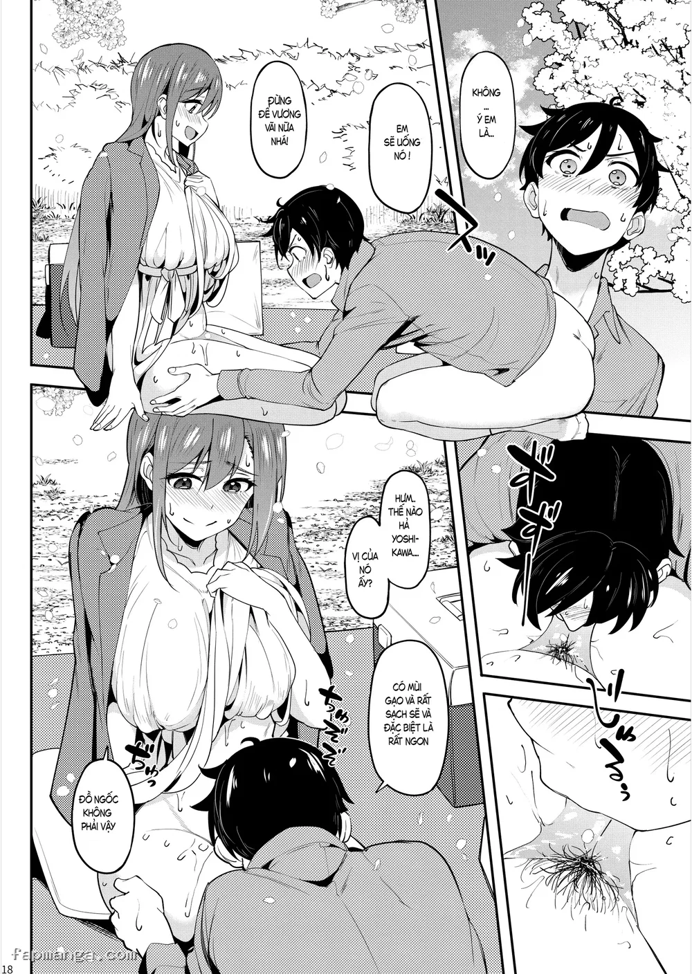 Say ngất dưới tán hoa anh đào cùng tiền bối đại học - Oneshot - 18 Say ngất dưới tán hoa anh đào cùng tiền bối đại học - Oneshot - 18