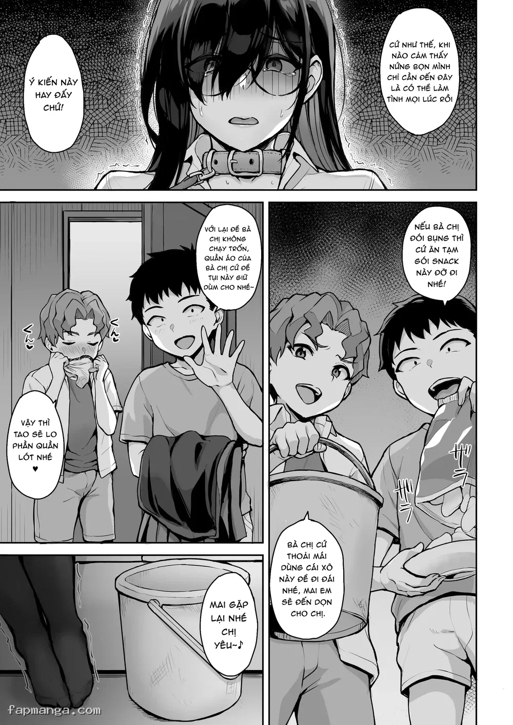 [Series về Toshiue Onee-san Tengoku]Thử nuôi dưỡng một nữ sinh JK trong căn cứ bí mật! - Chương 1 - 24